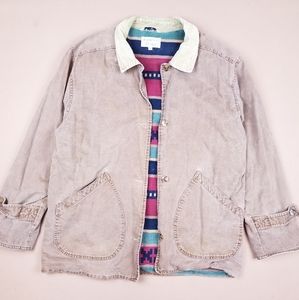 VTG 90's 80's Brown Faded Heavyweight Light Wash C